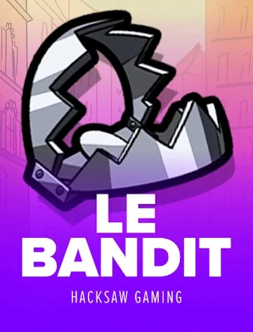 Le Bandit slot from Hacksaw Gaming, 96.2% RTP, at Fortune Clock Casino