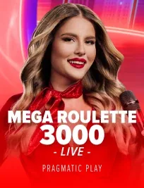 Mega Roulette 3000 slot from Pragmatic Play Live, 97.3% RTP, at Fortune Clock Casino